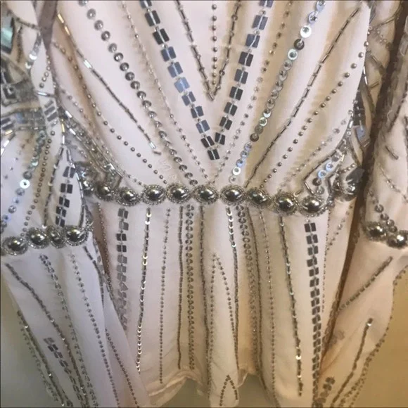 Parker Embellished Sequin Beaded Mini Dress XS - Picture 5 of 16